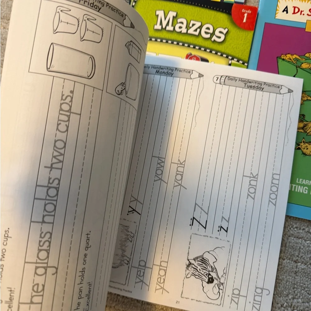 Children's Educational Activity Books Set